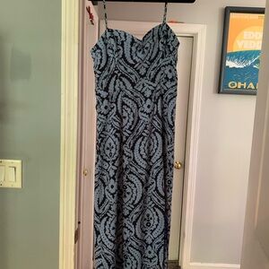 Blue print Abercrombie and fitch dress, size small